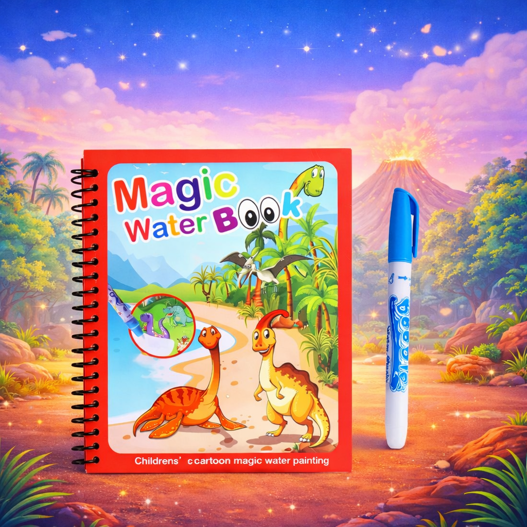 Carte de colorat Magică cu apă