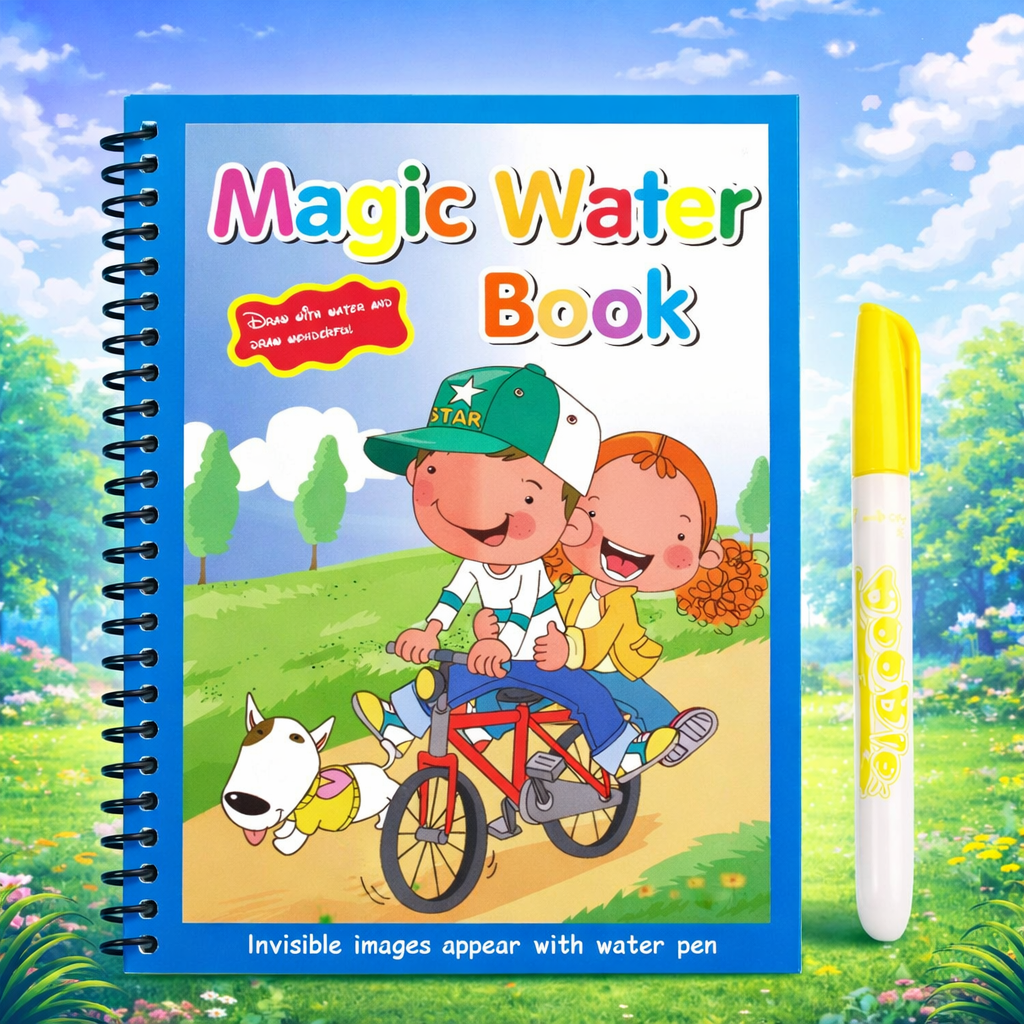 Carte de colorat Magică cu apă